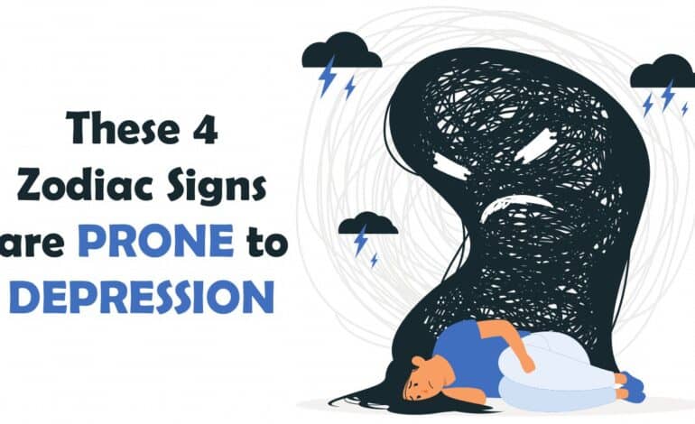 These 4 Zodiac Signs are PRONE to DEPRESSION